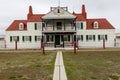 MAY 21 2019, FORT UNION, N DAKOTA, USA - Fort Union Trading Post near confluence of the Missouri and Yellowstone River, Williston,