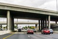 May 26, 2019 Fremont / CA / USA - Freeway interchange in East San Francisco bay area