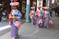 May 04 2017. Fukuoka street festival. Royalty Free Stock Photo