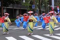 May 04 2017. Fukuoka street festival. Royalty Free Stock Photo