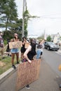 06 June 2020 - Newtown, Pennsylvania, USA - BLM, Black Lives Matter protest, after the murder of George Floyd in Minneapolis.