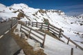 24 MAY 2019, Grossglockner Hohalpenstrasse, Austria. Panoramic winter landscape.