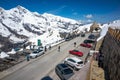 24 MAY 2019, Grossglockner Hohalpenstrasse, Austria. Parking on the top