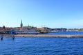 May 23 2022 - Helsingor, Denmark: View on the harbor Royalty Free Stock Photo