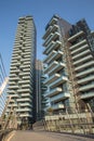 May 2017 Italy - Milan - Torre Solaria, new fashion apartment buildings in the Porta Nuova area of Milan