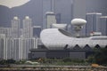 2020 May 22, Kai Tak Cruise Terminal in Kowloon, Hong Kong .Close Up Cruise Terminal Tower. Royalty Free Stock Photo