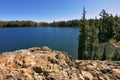 The May lake in Yosemite park in the USA Royalty Free Stock Photo