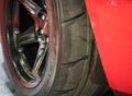 Close up of Nitto Drag Radial Tyre