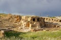 12 May 2022 Mardin Turkey. Dara antique city witn necropol and cistern of Eastern Roman Empire Royalty Free Stock Photo