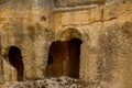 12 May 2022 Mardin Turkey. Dara antique city witn necropol and cistern of Eastern Roman Empire Royalty Free Stock Photo