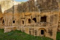 12 May 2022 Mardin Turkey. Dara antique city witn necropol and cistern of Eastern Roman Empire Royalty Free Stock Photo