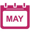 May, may month Special Event day Vector icon that can be easily modified or edit.