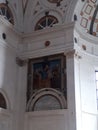 Nterior of the church of Santa Maria delle Grazie, Milan, Italy. Architecture, catholic. Royalty Free Stock Photo