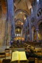 May 2022 Modena, Italy: Interior and details of the Duomo di Modena. Cathedral of Modena