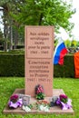 9 may, Monument of russian heros on South cemetery in Strasbourg