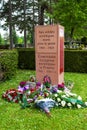 9 may, Monument of russian heros on South cemetery in Strasbourg