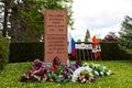 9 may, Monument of russian heros on South cemetery in Strasbourg