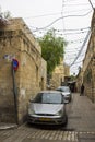 A Muslim man in a narrow side street off the Via Dolorosa in Jerusalem