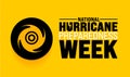 May is National Hurricane Preparedness Week background template. Holiday concept. use to background, banner,
