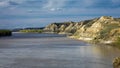 MAY 2019, North Dakota, USA - Yellowstone River, Retracing the Lewis and Clark Expedition - May 14, 1804 - September 23, 1806