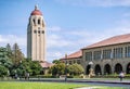 May 9, 2019 Palo Alto / CA / USA - Exterior view of the Main Quad at Stanford University