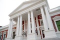 12 May 2022 - Parliament Building, Cape Town, South Africa : The iconic colonial architecture of the South African parliamentary