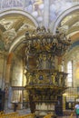 May 2023 Parma, Italy: the pulpit in the Cathedral of Santa Maria Assunta, Duomo di Parma