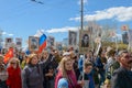 May 9, 2018: Photo of people with placards at the rally