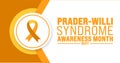 May is Prader Willi Syndrome Awareness Month background template. Holiday concept. use to background, banner,