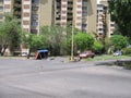 May 2017, Puerto Ordaz, Venezuela. Wreckage left by anti-government protests in this Latin American city.