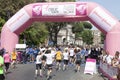 May 17, 2015. Race for the cure, Rome. Italy. Race against breast cancer.