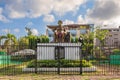 Rajah Humabon Monument at Cebu, Philippines. It honors Rajah Humabon, the first Filipino chieftain to embrace Royalty Free Stock Photo