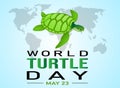 May 23rd is dedicated to our friends, the turtle, and tortoise. World Turtle Dayshowing love and adoration towards turtles