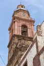 Church tower in Real de Catorce Mexico Royalty Free Stock Photo