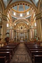 Cathedral interior in Real de Catorce Mexico Royalty Free Stock Photo