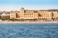 Casino Rodos main building, view from the sea Royalty Free Stock Photo