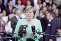 May 23, 2019 - Rostock: German Chancellor Angela Merkel at a press conference