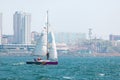MAY 15, 2017 - Russia, Vladivostok: Regatta for yachts