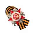 9 may russian victory day medal ribbon