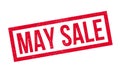 May Sale rubber stamp