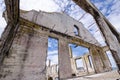 Abandoned buildings on Alcatraz Island