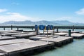 The Pier 39 sea lions migrated for the summer, leaving the docks at this tourist