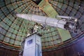 May 7, 2017 San Jose/CA/USA - Inside the historical 36-inch Shane telescope at Lick Observatory - Mount Hamilton, south San