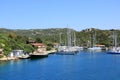 May 27 2023 - Santa Teresa Gallura, Sardinia, Italy: beautiful day at the the Port of Santa Teresa