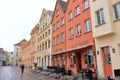 May 06 2023 - Schwerin, Mecklenburg-Vorpommern, Germany: historic buildings and city life at the old town of Schwerin Royalty Free Stock Photo