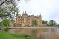 May 06 2023 - Schwerin, Mecklenburg-Vorpommern, Germany: Schwerin Palace or Schwerin Castle (Schweriner Schloss)