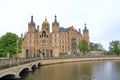 May 06 2023 - Schwerin, Germany: Schwerin Palace or Schwerin Castle (Schweriner Schloss), located in the