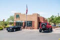 McDonald's restaurant with blue arches in Sedona, Arizona