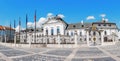 President residence in Grassalkovichov palace in Bratislava. Panorama of a government building