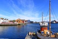 May 29 2022 - Svolvaer, Lofoten, Norway: View upon the harbor in summer Royalty Free Stock Photo